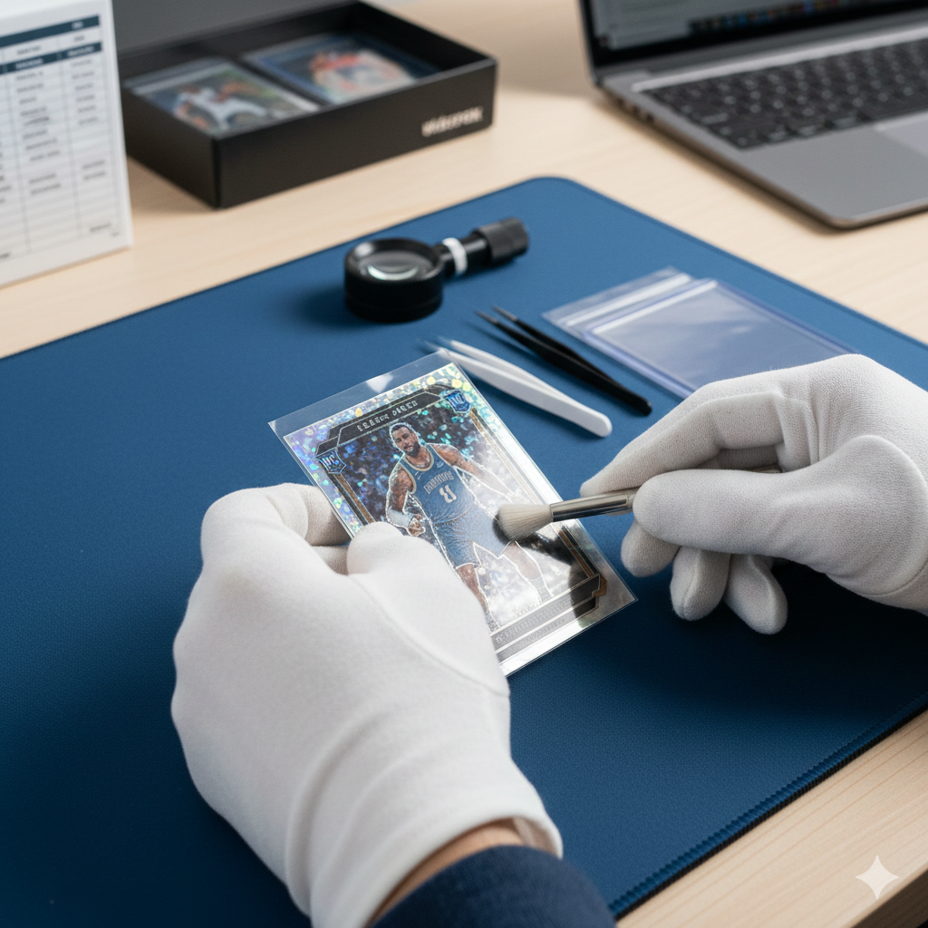 Card grading prep and submission help